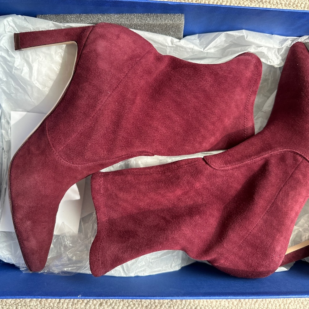 Stewart Wieitzman suede boots